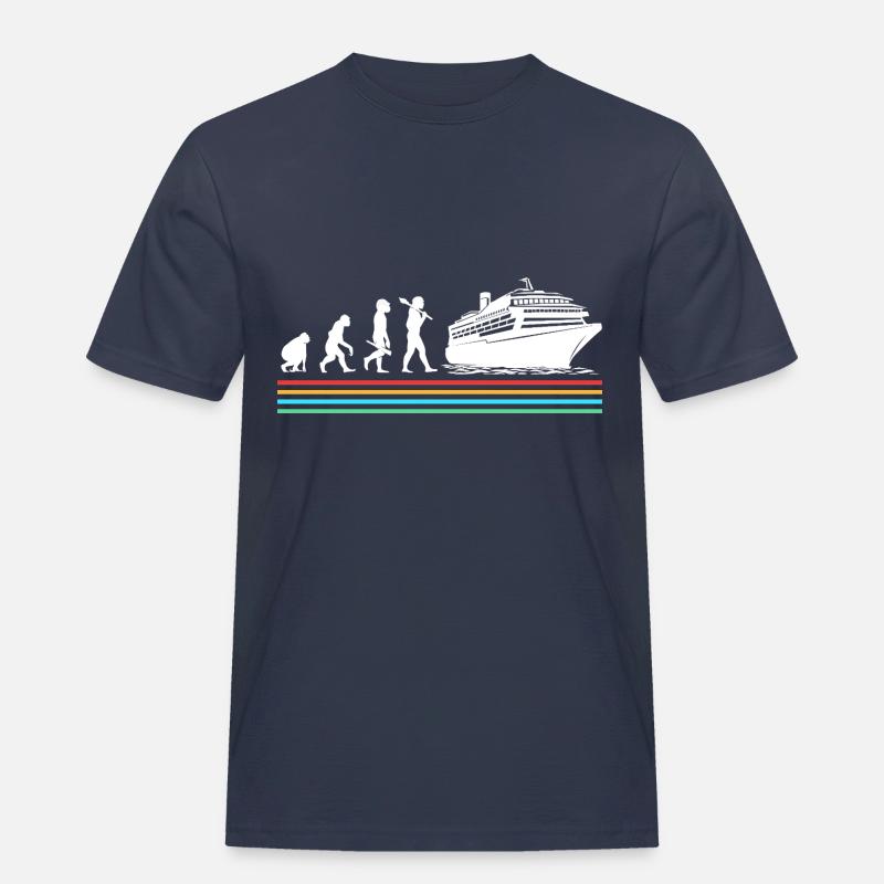 Kreuzfahrt Kreuzfahrtschiff Evolution - Männer Workwear T-Shirt - Navy