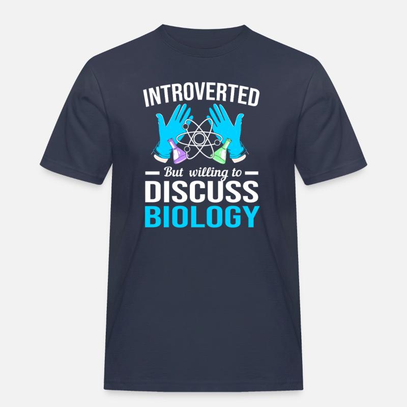 Molecule Structural Formula - Men's Workwear T-Shirt - navy