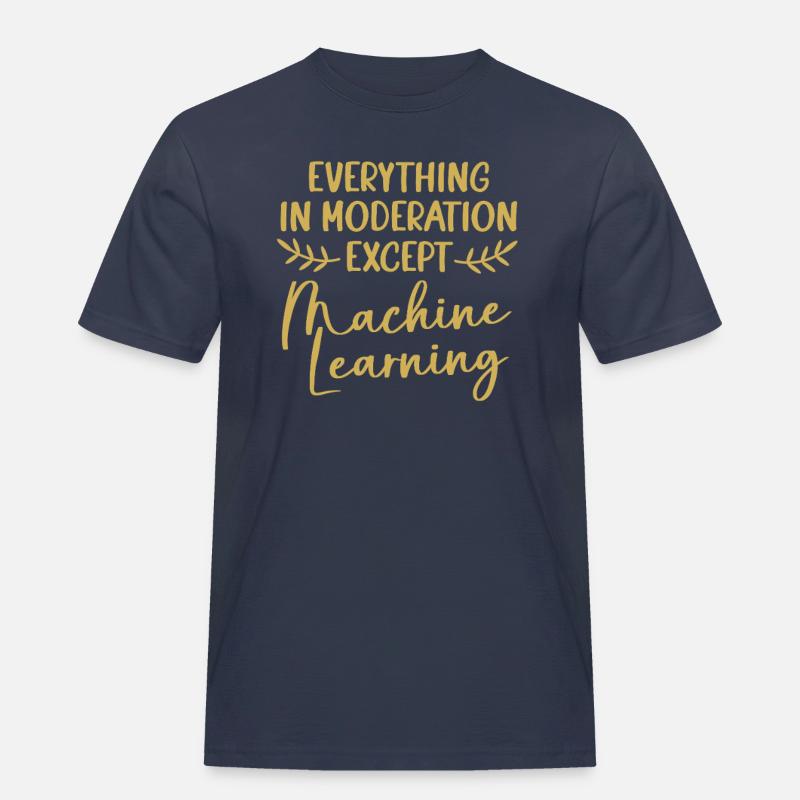 GPT Coder Programmierer - Männer Workwear T-Shirt - Navy