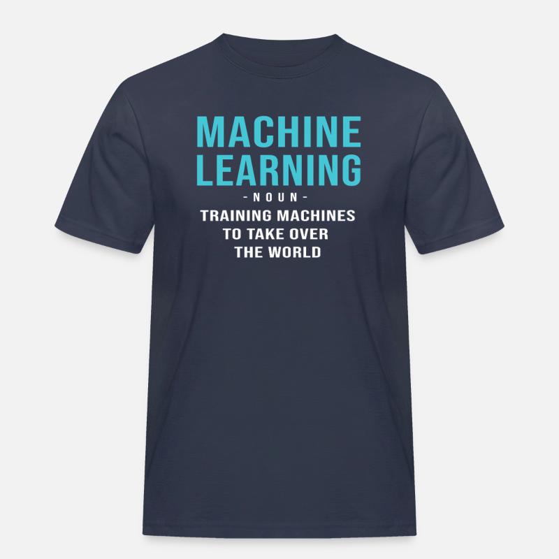 GPT Programmierer Coder - Männer Workwear T-Shirt - Navy