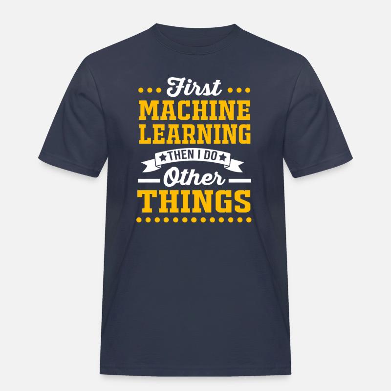 Programmer Coder GPT - Men's Workwear T-Shirt - navy