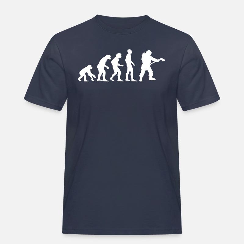 firefighter evolution - Men's Workwear T-Shirt - navy
