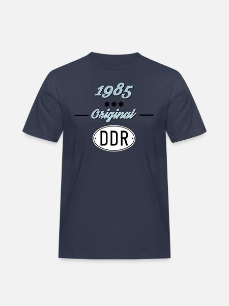 1985 Original DDR - Männer Workwear T-Shirt - Navy