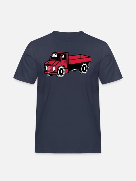 Auto Spielzeug Laster Kipper Truck Lastwagen Fahrz - Männer Workwear T-Shirt - Navy