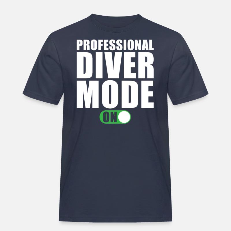 Berufskraftfahrer modus Ein - Männer Workwear T-Shirt - Navy
