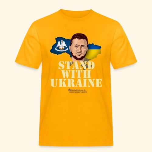 Ukraine Lousiana Selenskyj - Männer Workwear T-Shirt