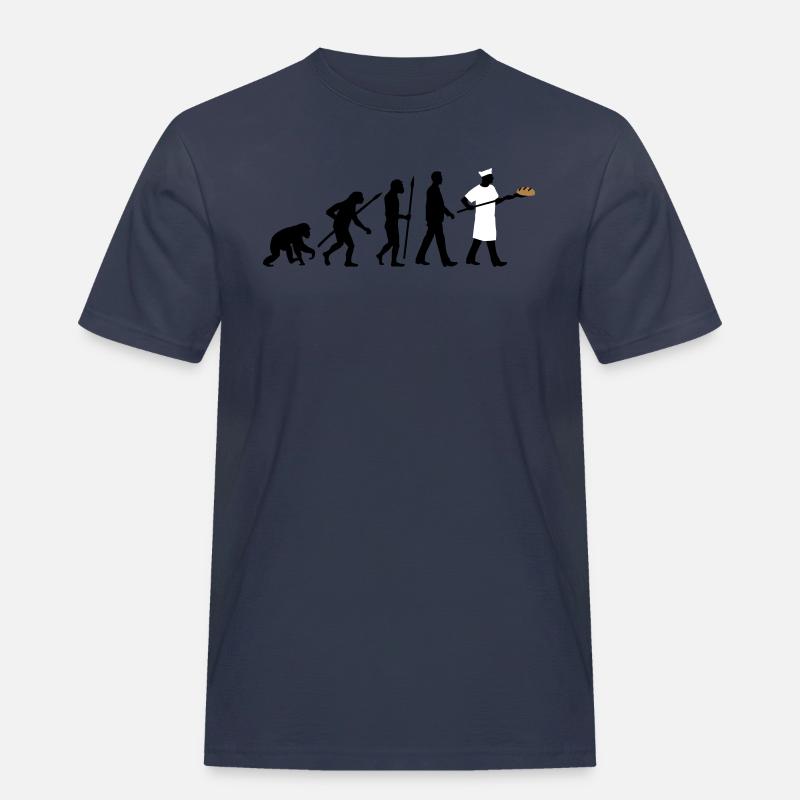 evolution_backer_122013_b_3c - Männer Workwear T-Shirt - Navy