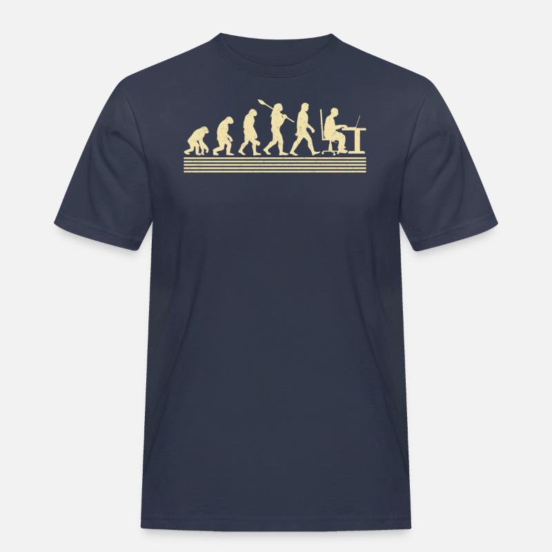 Software-developer-evolution - Men's Workwear T-Shirt - navy