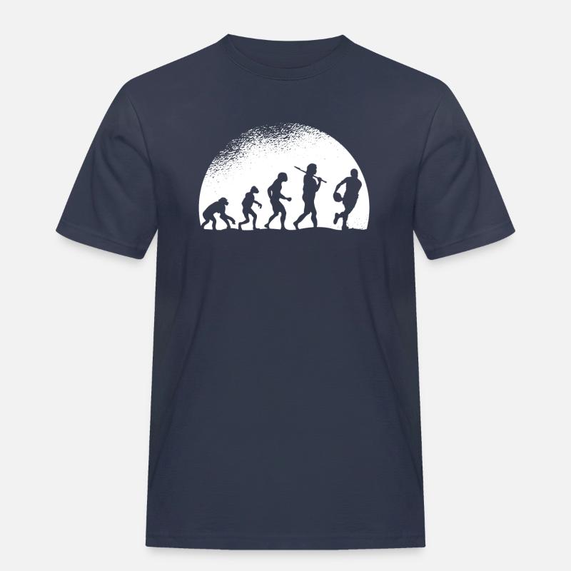 Evolution Rugby - Männer Workwear T-Shirt - Navy