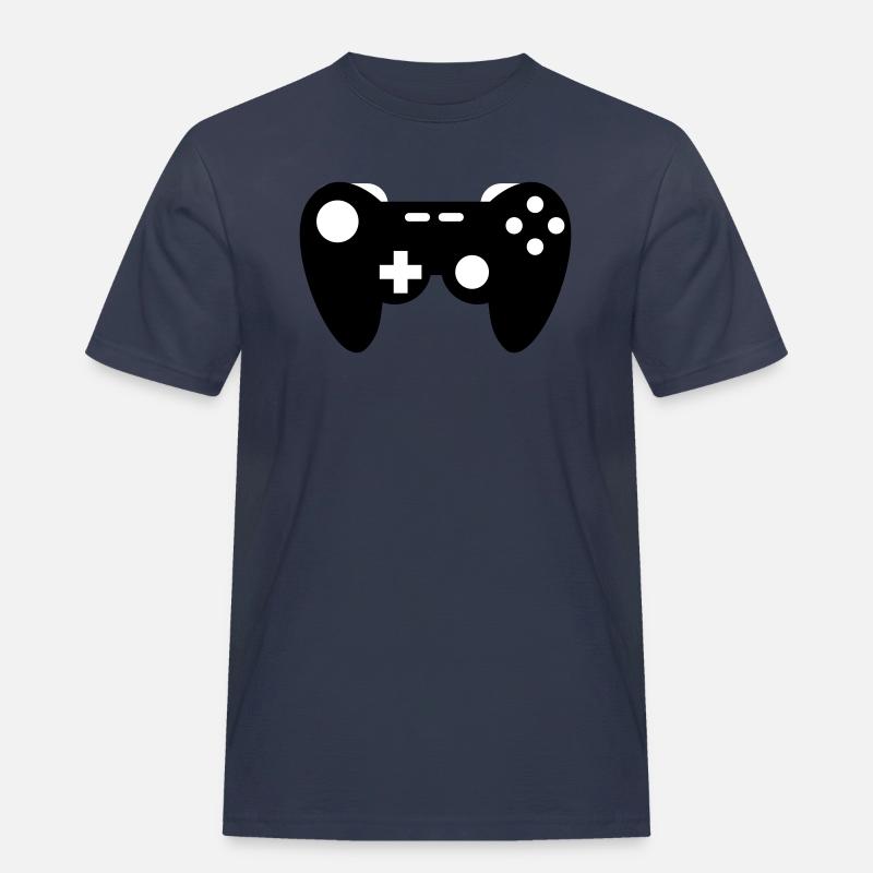 Gamepad - Männer Workwear T-Shirt - Navy