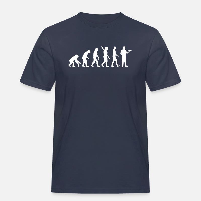 Kellner - Männer Workwear T-Shirt - Navy