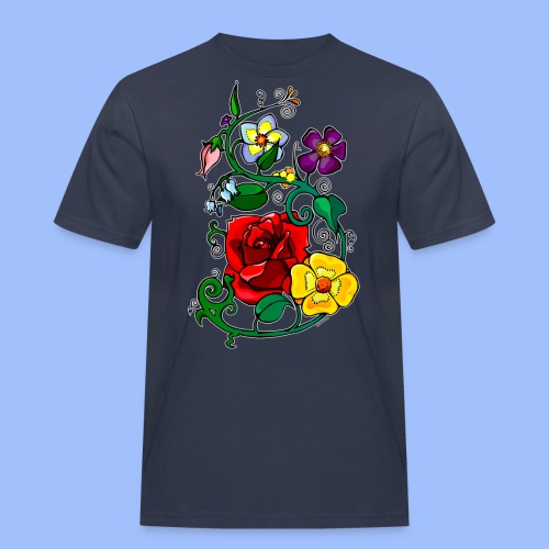 Flowers - T-shirt Workwear homme