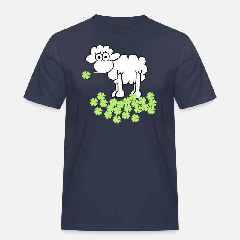 st. Patricks schaf - Männer Workwear T-Shirt - Navy