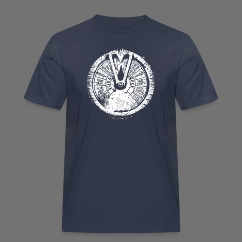 Maschinentelegraph (hvid oldstyle) - Herre Workwear T-Shirt