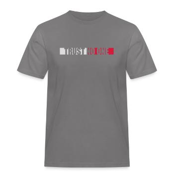 ne faites confiance à personne pour ne citer - T-shirt Workwear homme - gris - Devant - AI Model Male 185 dark (185cm)