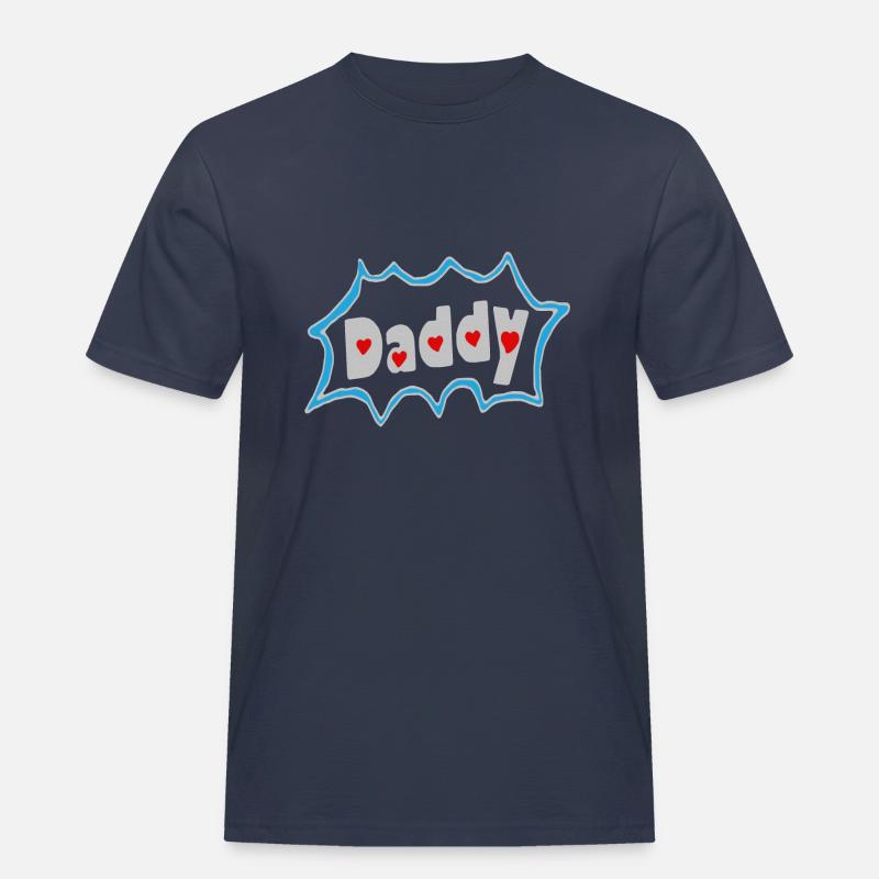 HerzDaddy - Männer Workwear T-Shirt - Navy