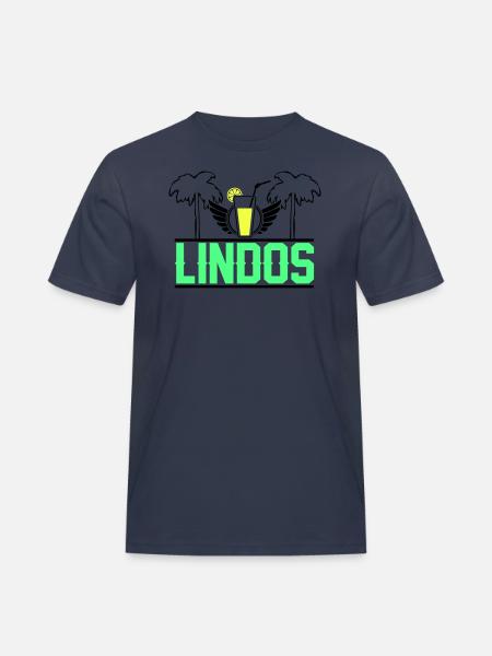 Lindos - T-shirt Workwear homme - bleu marine