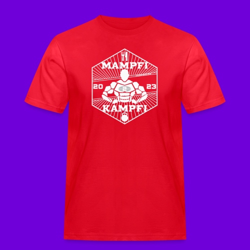 Mampfi2Kampfi - Männer Workwear T-Shirt