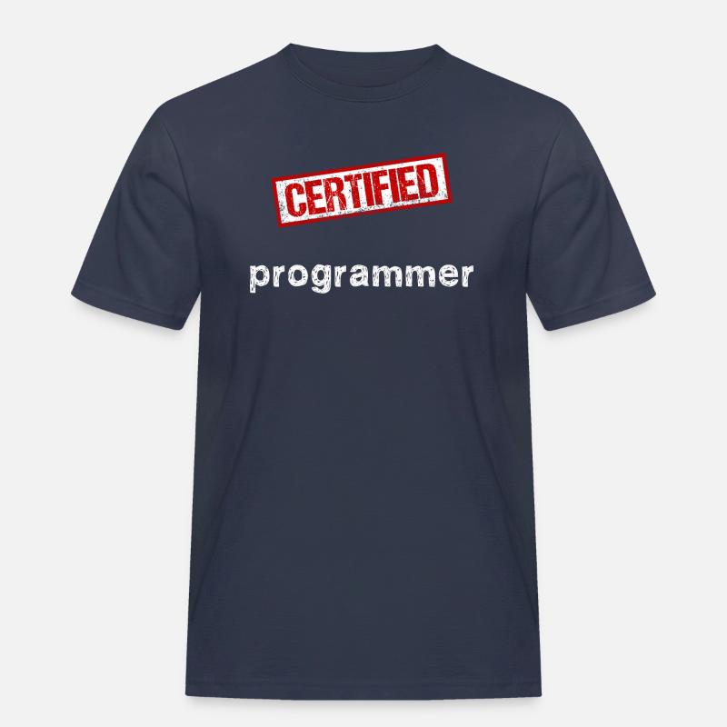 Programmierer - Männer Workwear T-Shirt - Navy