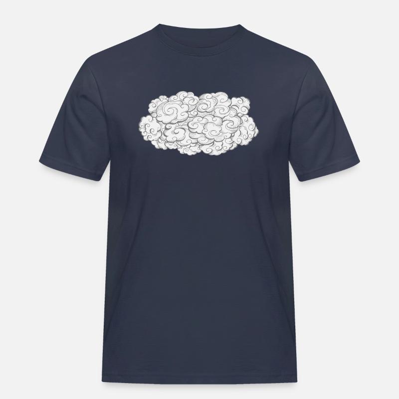 Cloud cloud | Brain cloud - Men's Workwear T-Shirt - navy