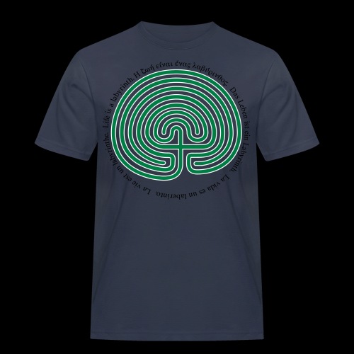 Labyrinth exi - Männer Workwear T-Shirt
