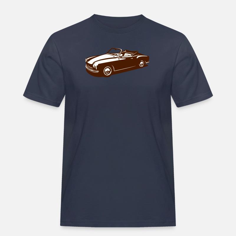 Oldtimer Cabrio 14 (2c) - Männer Workwear T-Shirt - Navy