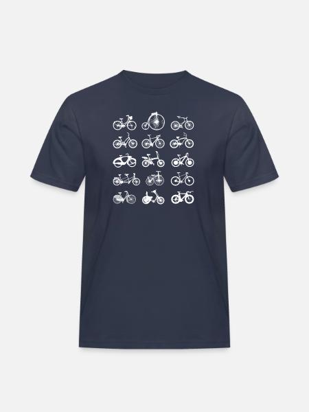 Fahrrad rad räder radl - Männer Workwear T-Shirt - Navy