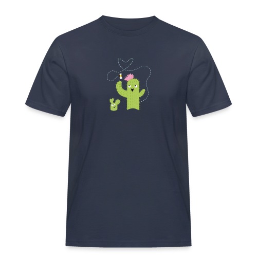 Kakteen Liebe - Männer Workwear T-Shirt