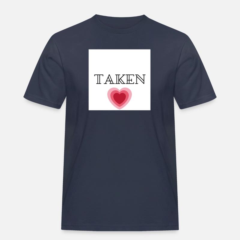 Genommen - Männer Workwear T-Shirt - Navy