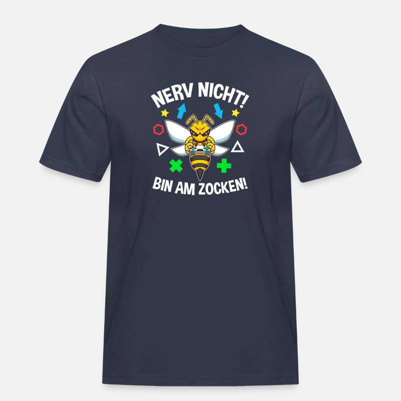 Controller Videospiel Zocker Gamer Computerspiel - Männer Workwear T-Shirt - Navy