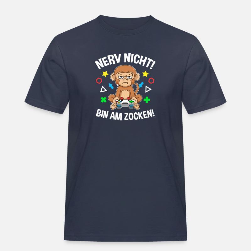 Controller Videospiel Zocker Gamer Computerspiel - Männer Workwear T-Shirt - Navy