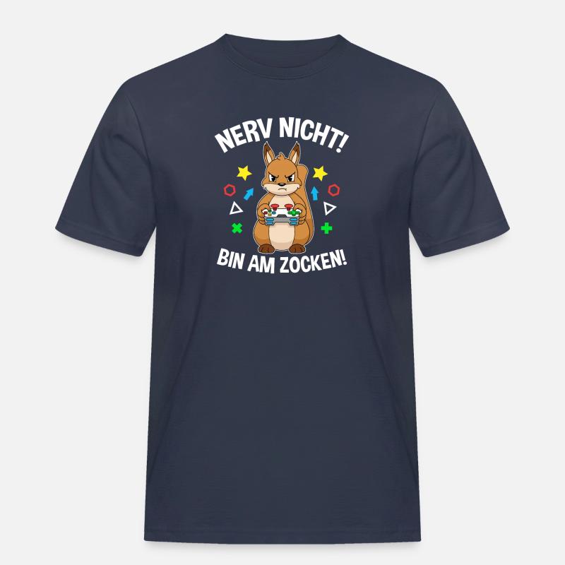 Controller Videospiel Zocker Gamer Computerspiel - Männer Workwear T-Shirt - Navy