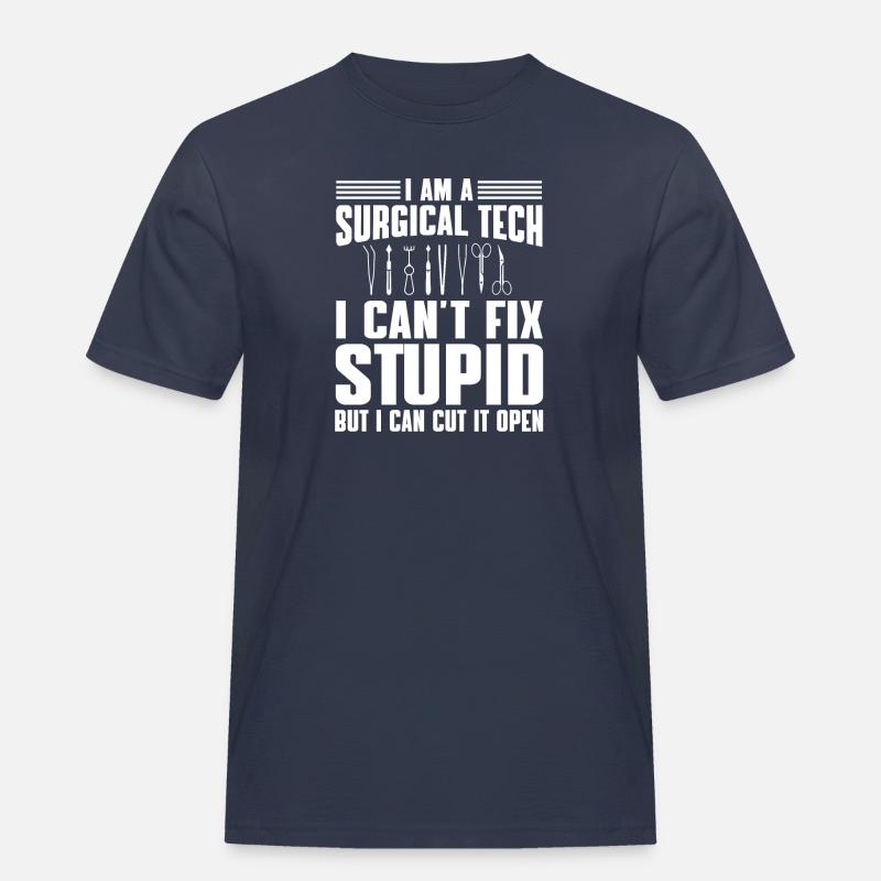 chiChirurgisch-technischer Assistent Humor - Männer Workwear T-Shirt - Navy