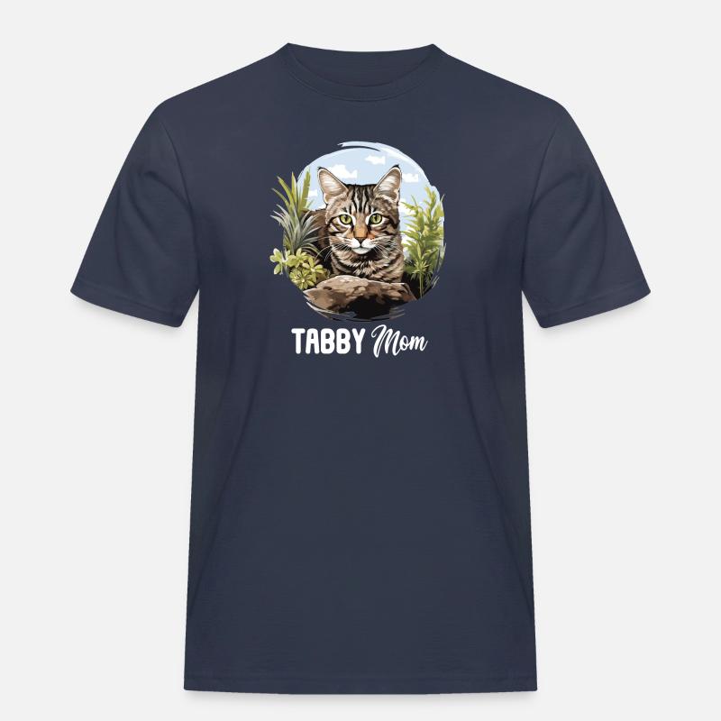 Tabby Kätzchen Tabby Katze - Männer Workwear T-Shirt - Navy
