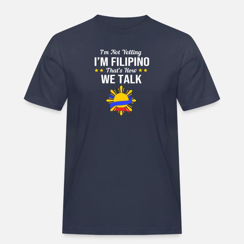 Philippinisch Philippinen - Männer Workwear T-Shirt - Navy
