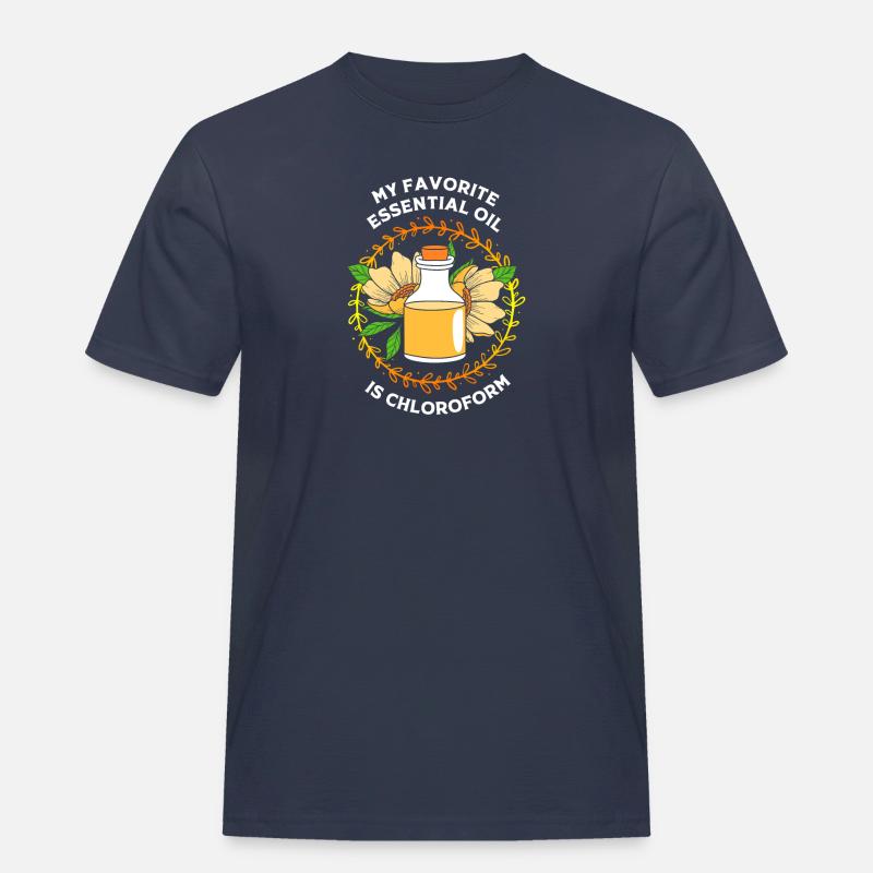 Ätherisches Öl - Männer Workwear T-Shirt - Navy