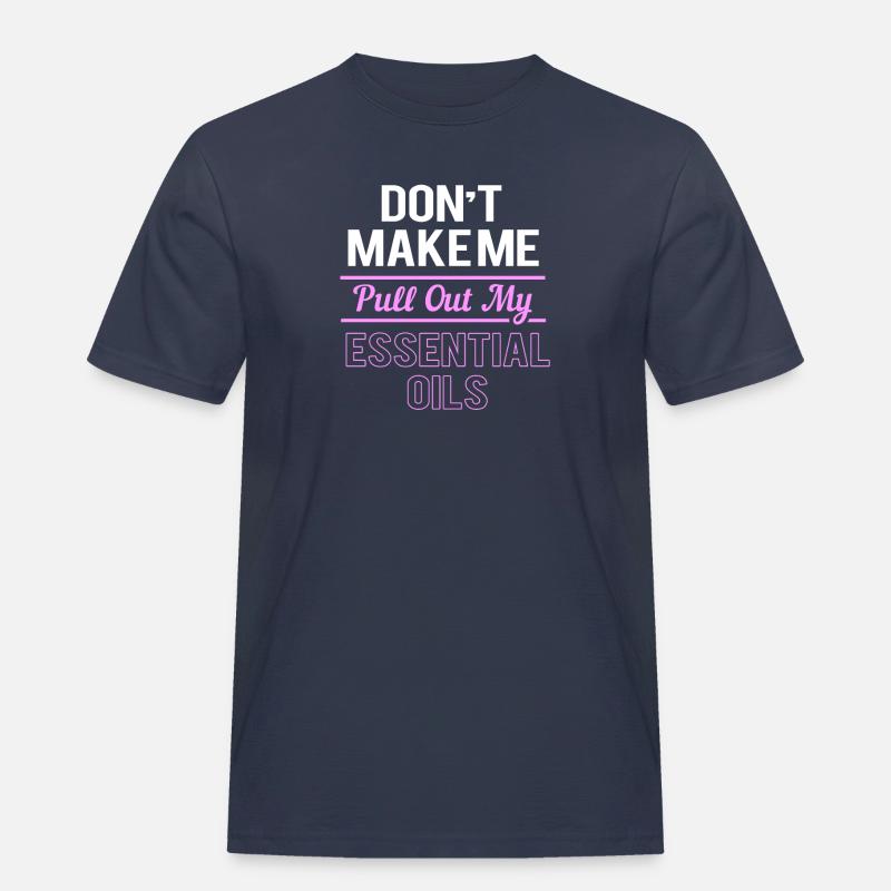 Ätherisches Öl - Männer Workwear T-Shirt - Navy