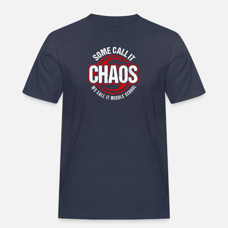 Lehrer der Mittelstufe - Männer Workwear T-Shirt - Navy