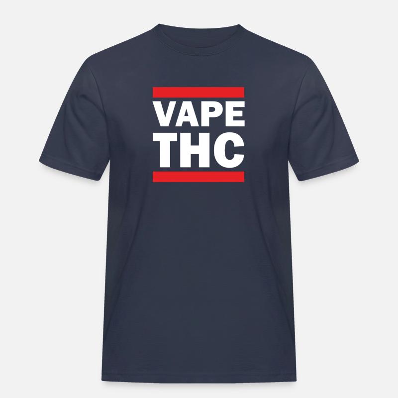Vape THC White - Men's Workwear T-Shirt - navy