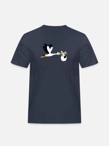 Stork - Men's Workwear T-Shirt - navy