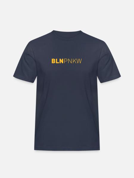 Berlin Pankow - Männer Workwear T-Shirt - Navy