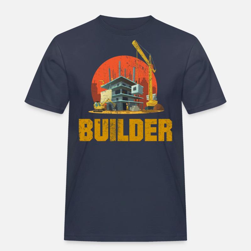 Construction worker - Men's Workwear T-Shirt - navy
