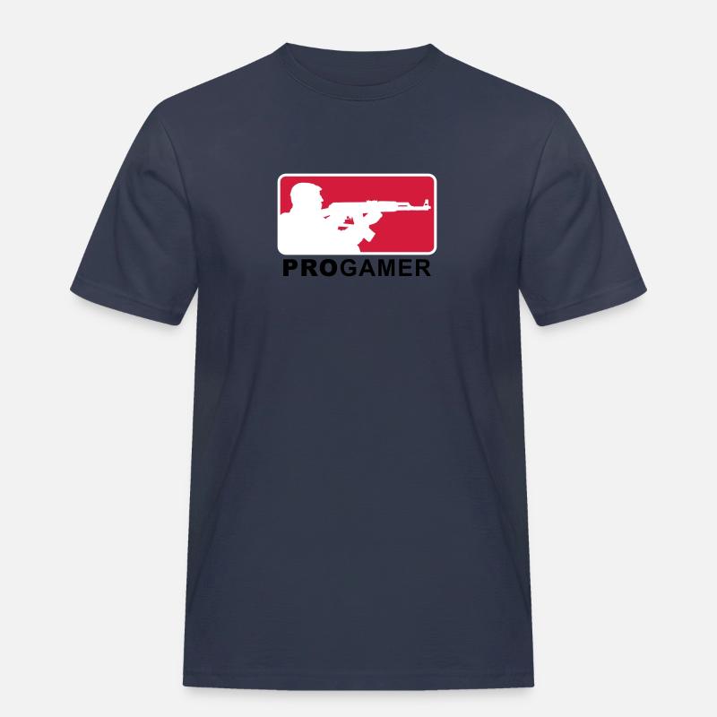 progamer_2011_4_3c - Männer Workwear T-Shirt - Navy
