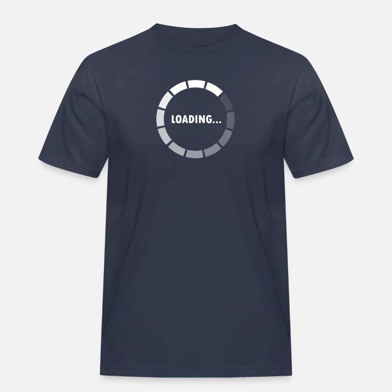 Ajax Loader - loading - waiting - Männer Workwear T-Shirt - Navy