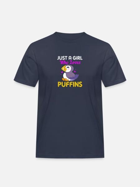 Papageientaucher Puffin - Men's Workwear T-Shirt - navy