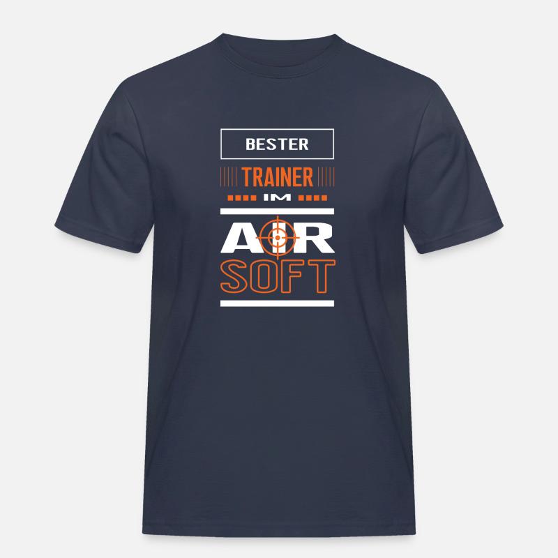 Bester Airsoft Trainer Airsofttrainer Training - Männer Workwear T-Shirt - Navy
