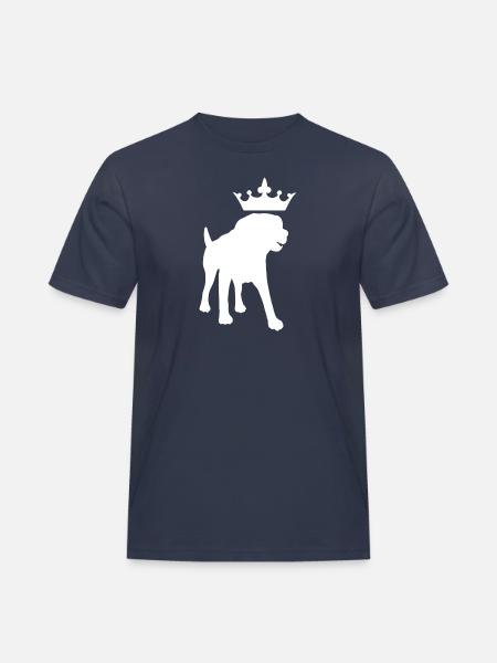 Dog Hund - Männer Workwear T-Shirt - Navy