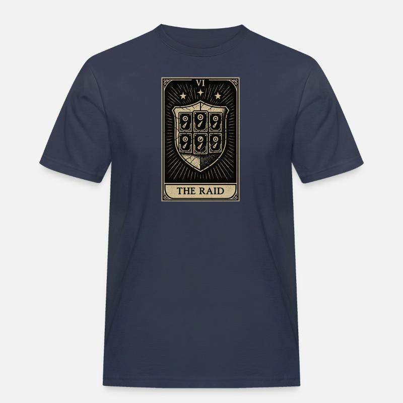 Tarot Datahoarding: Der RAID-Schutz - Männer Workwear T-Shirt - Navy