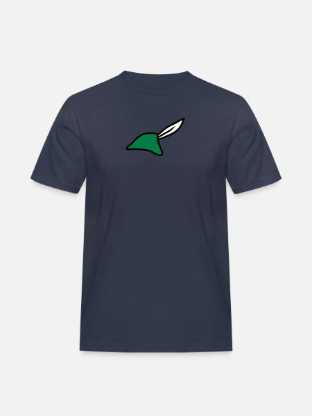 Robin Hood Hat - Men's Workwear T-Shirt - navy