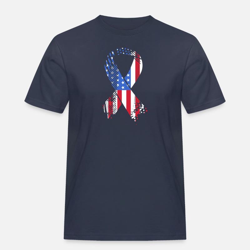 Multiple Sclerosis MS - Men's Workwear T-Shirt - navy